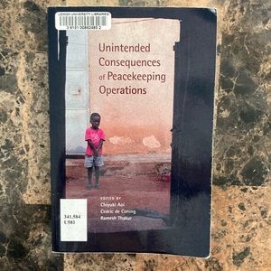 “Unintended Consequences of Peacemaking Operations” 
ISBN: 9789280811421